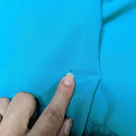 Eddie Bauer VTG 90s Teal Flannel Lined Jacket Men's Spring Coat Grandpa Medium - Picture 10 of 12